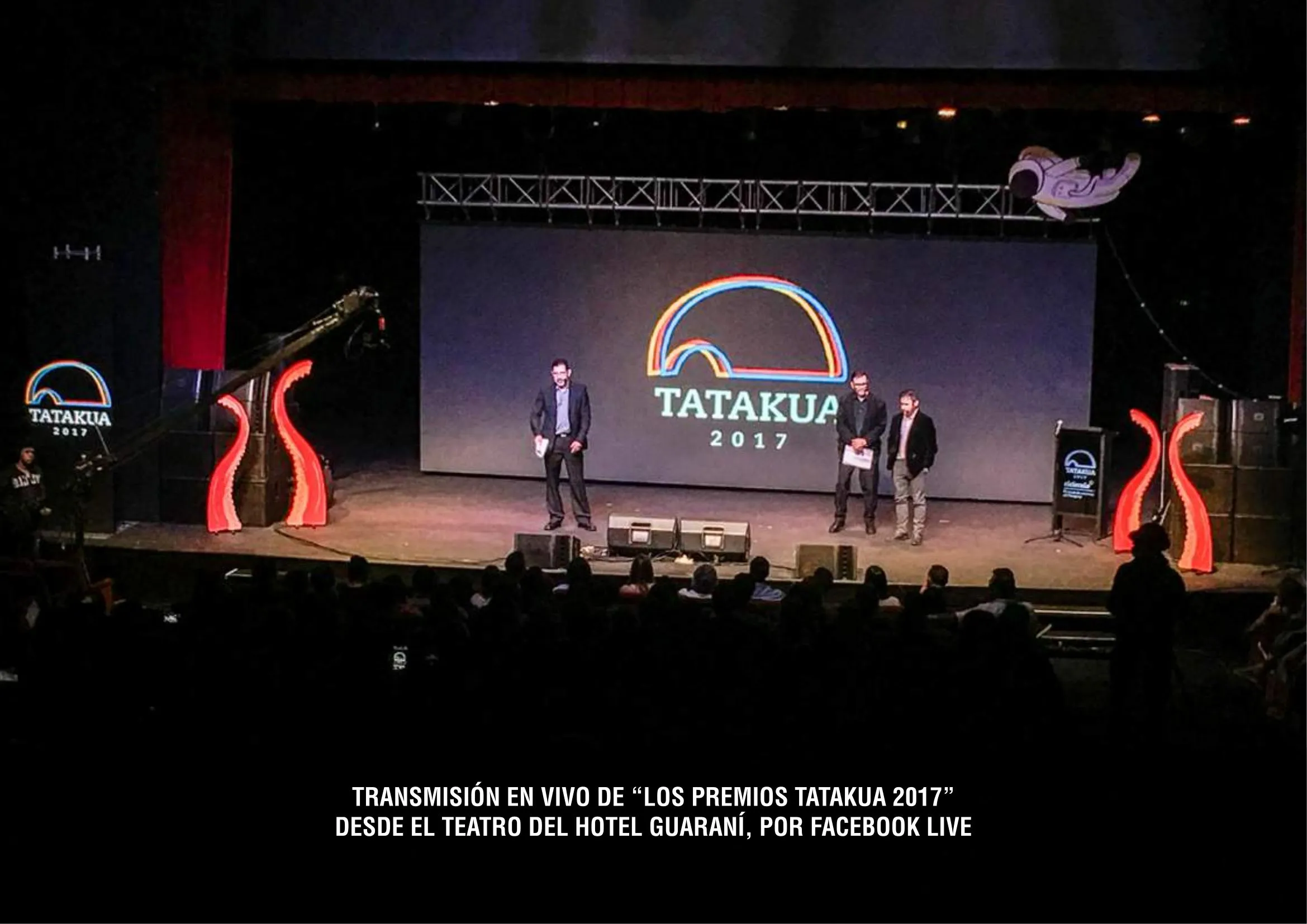 Premios Tatakua 2017, Teatro Hotel Guaraní (Facebook Live)
