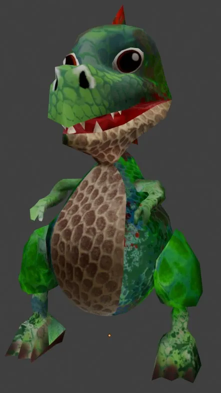 Rexy, el T-Rex protagonista. Modelado por Victor